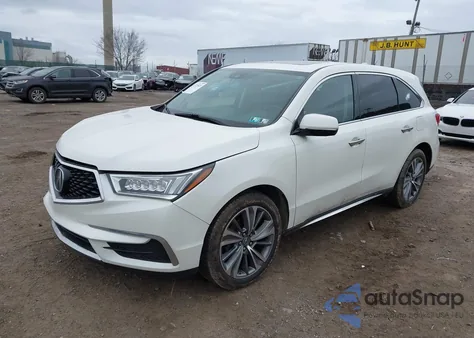2017 Acura Mdx Technology Package from USA, damaged, VIN 5FRYD4H50HB021005